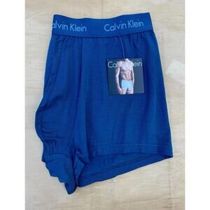 Calvin Klein Men's Blue Spell Boxer Brief Underwear,‎ Size XL